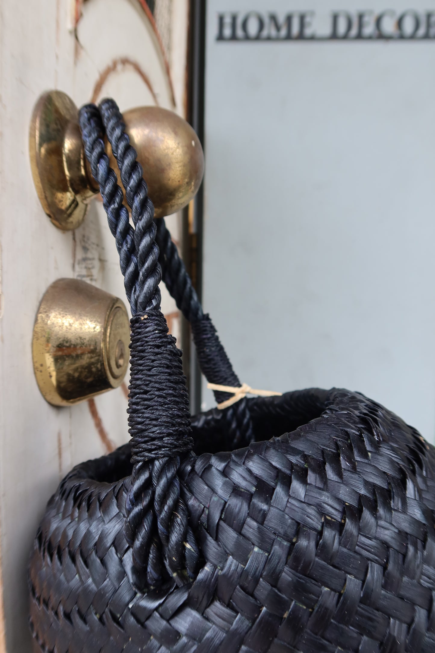 Black Bubble Krajood Basket / Black color