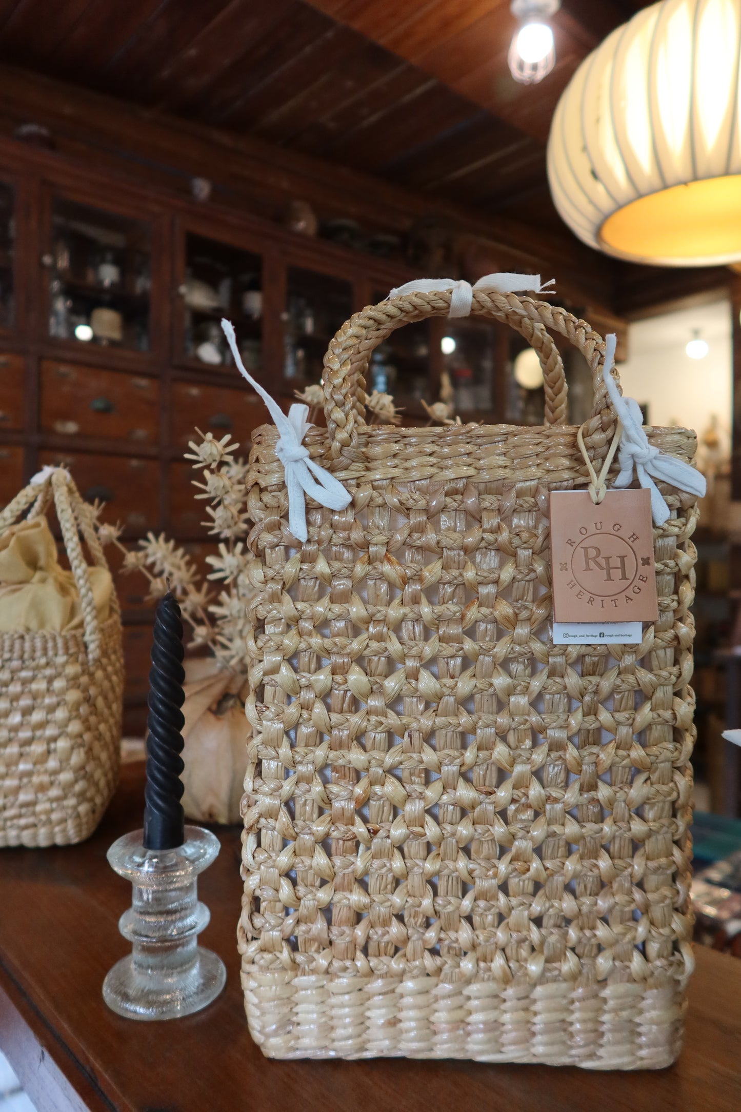 Orange Jasmine Wine Basket L Size