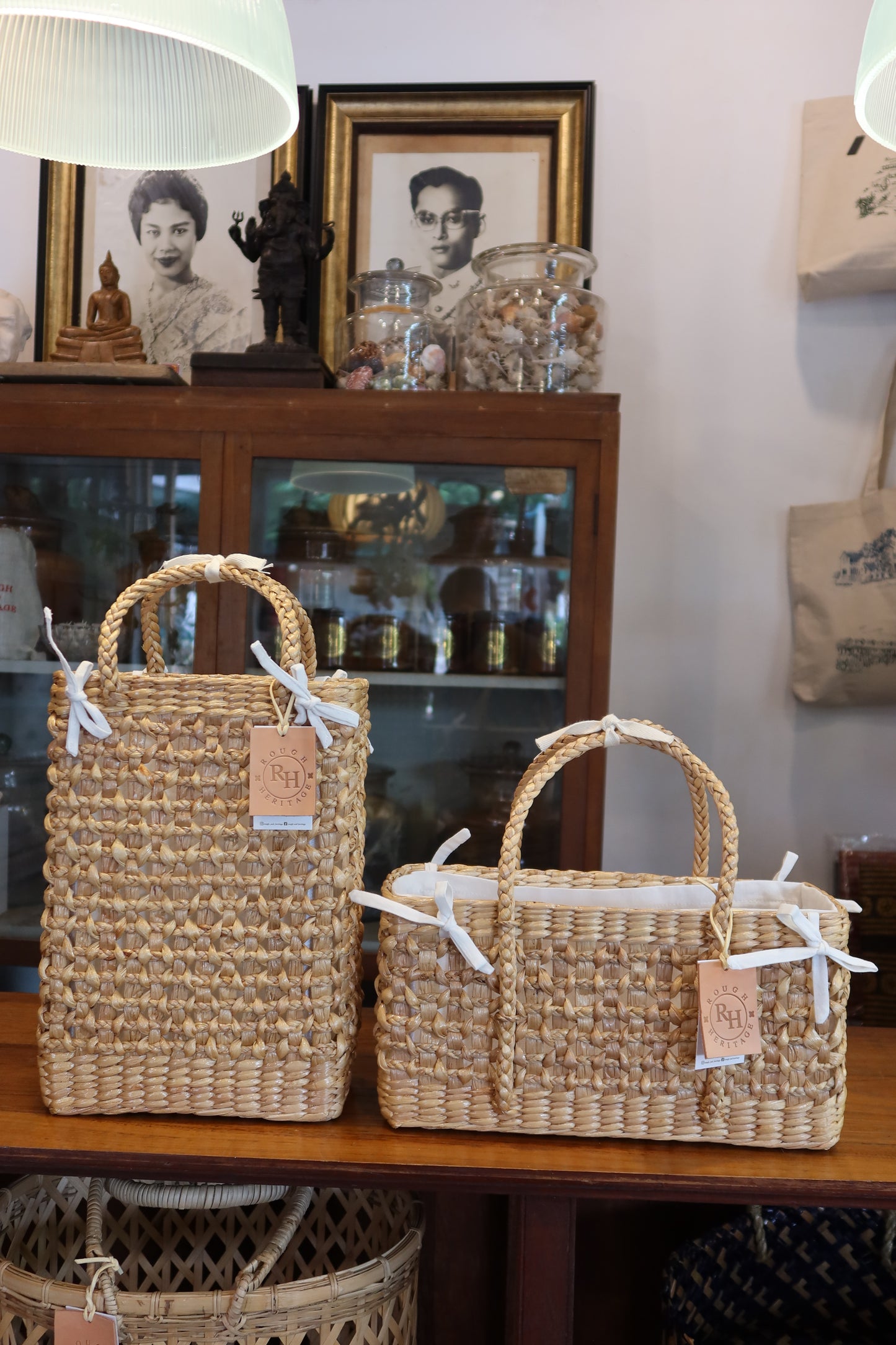 Orange Jasmine Wine Basket L Size